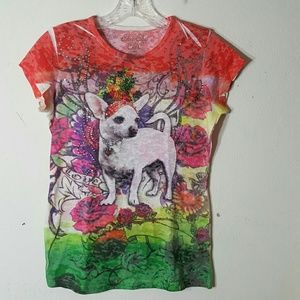 Girls Graphic Tee M